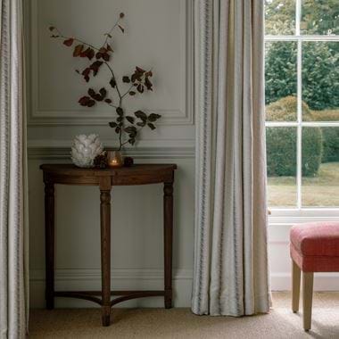 Stories 12 Blenheim small console, candle on