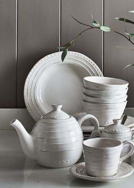 Bowsley Teapot - White
