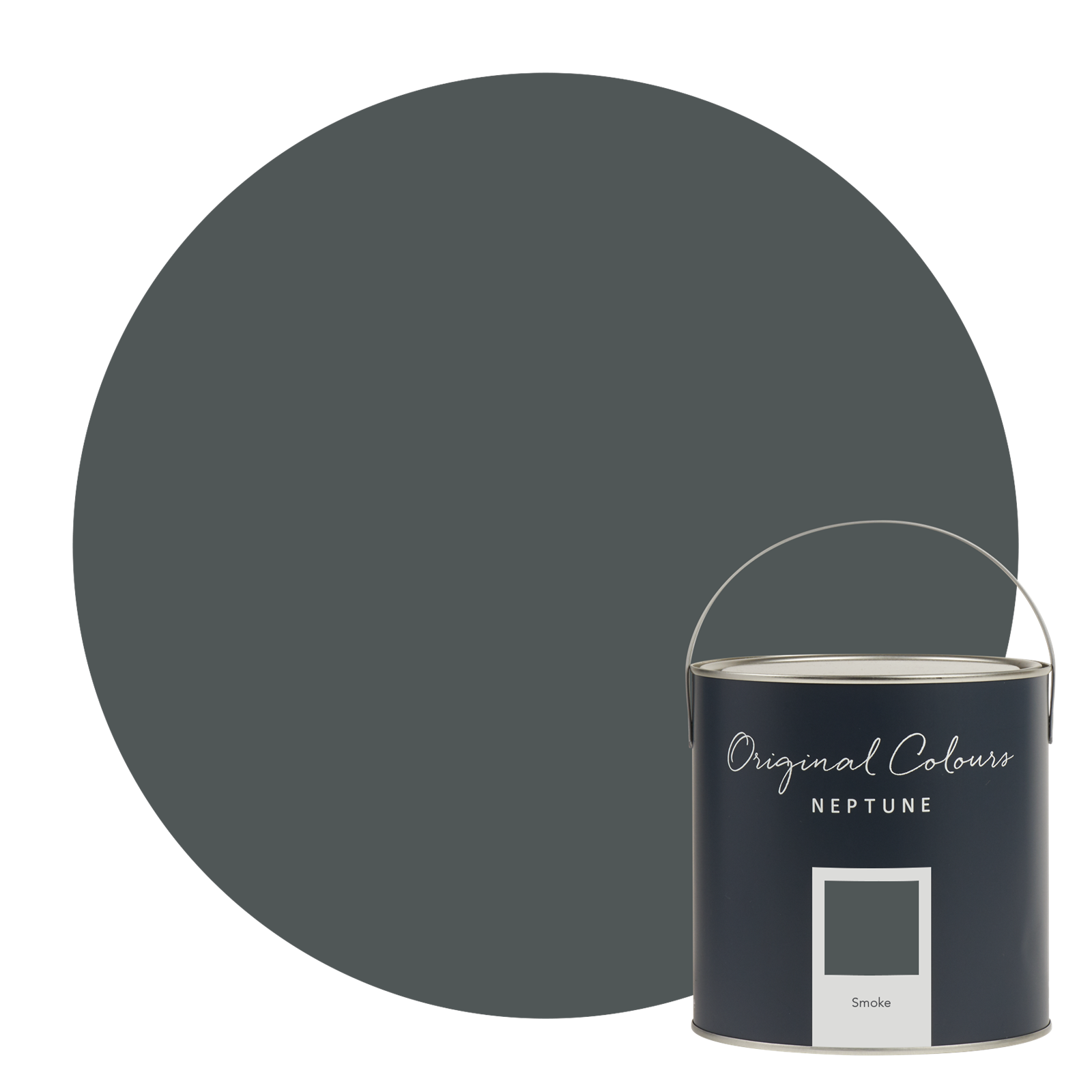 Matt Emulsion 2.5L Paint, Smoke Neptune