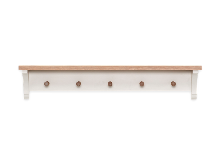 Suffolk 3ft Coat Rack Silver Birch Front2