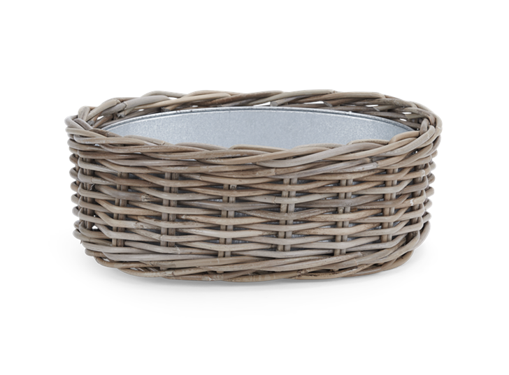 Littleton Oval Zinc Lined Basket