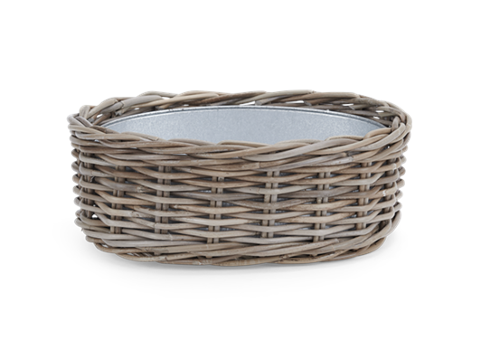 Littleton Oval Zinc Lined Basket