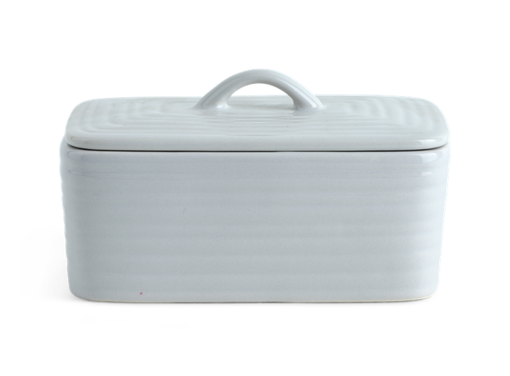 Lewes Butter Dish Grey_Front Lid