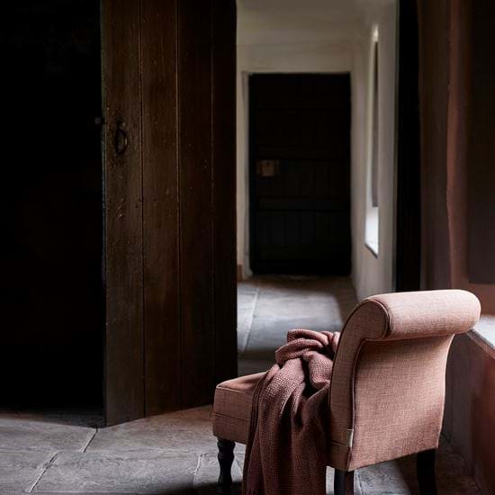 Madeleine chair with throws doors closed
