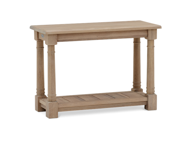 Edinburgh 70 Rectangular Lamp Table Oak 3Qb