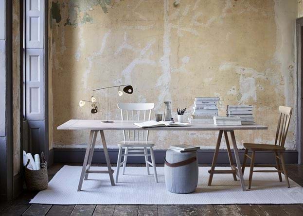 Hebden Trestle Table 230_Oak Top_Oak Legs_Home Office
