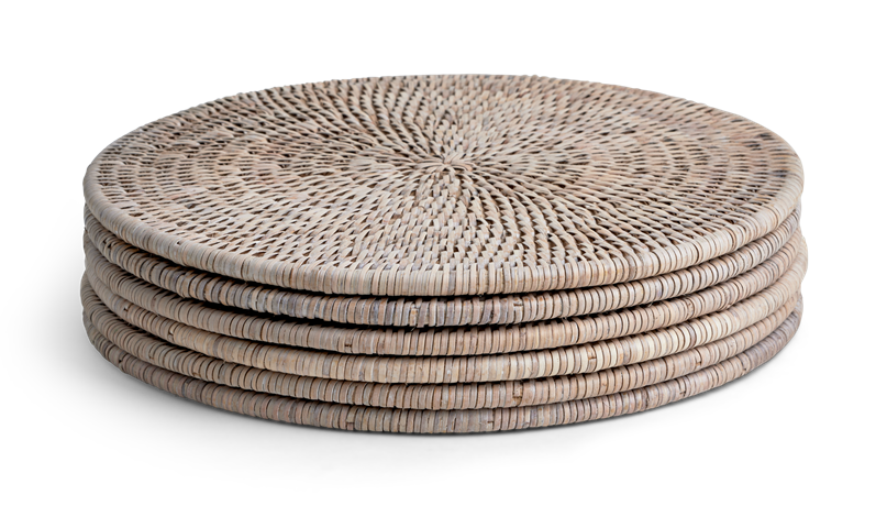 Ashcroft Round Placemat Set of 6_Stack