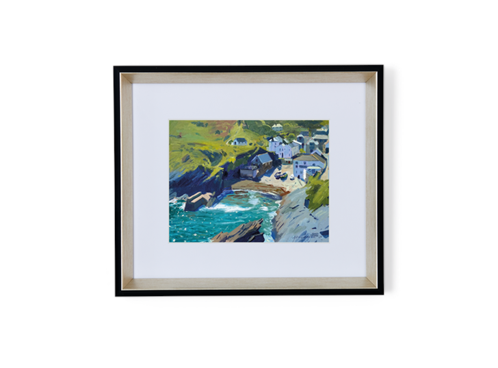 Seascape turquoise water Portloe_front