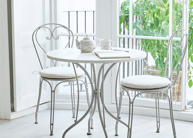 Boscombe Dining Set in Cobble_Garden Furniture_Conservatory Tea for Two
