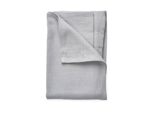 Ardel Linen Bedspread Large Fog_Top Folded