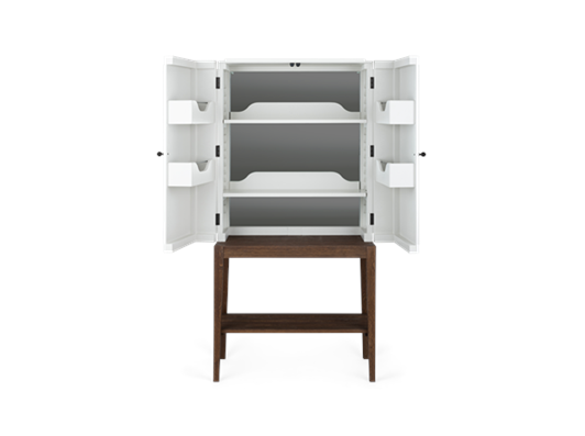 Ardingly with mirror, lower shelf