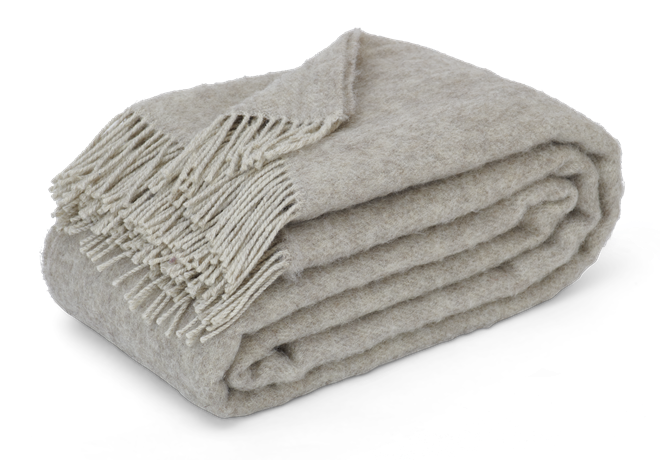 Melford Throw Grey_3Quarter