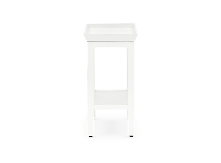 Aldwych rectangular side table Snow side