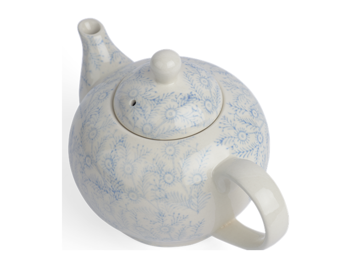 Olney Teapot - Flax Blue 4