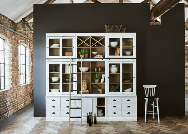 Chawton Modular Unit Kitchen Pantry with Ladder