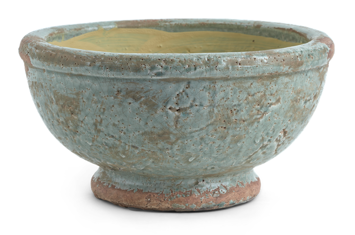 Broseley Footed Pot Moss_Front