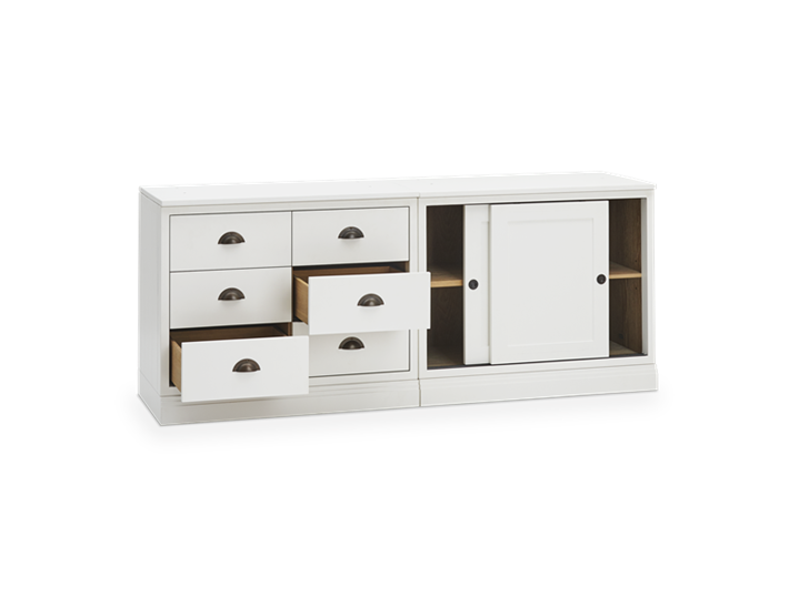 Chawton Double Sideboard - Snow