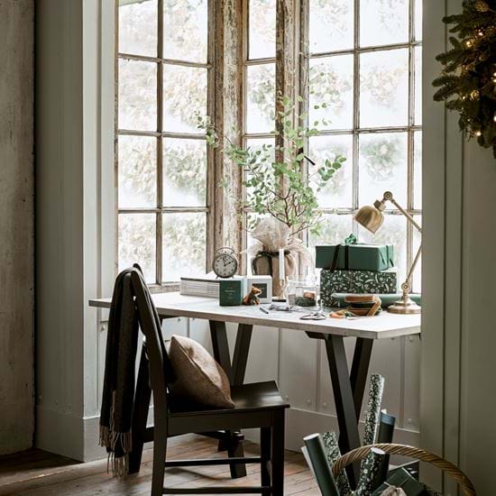 Festive desk with Suffolk