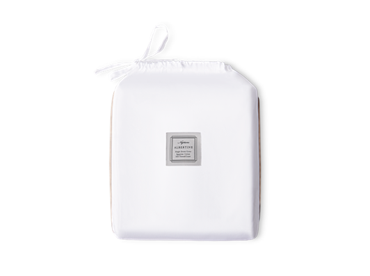 Albertine Duvet Cover Grey Oak Single_Front