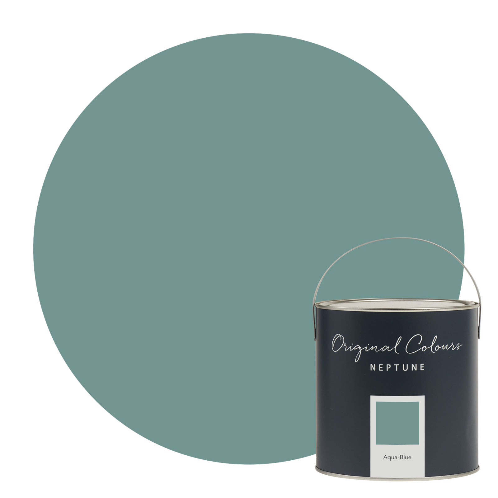 Aqua Blue Paint For Walls Neptune