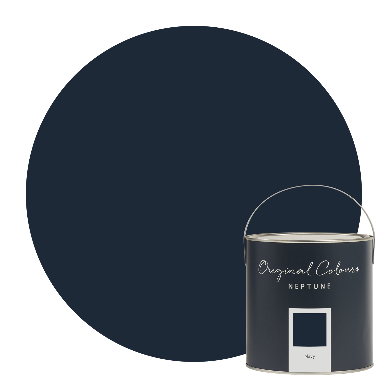 Matt Emulsion 2.5L Paint, Navy Neptune