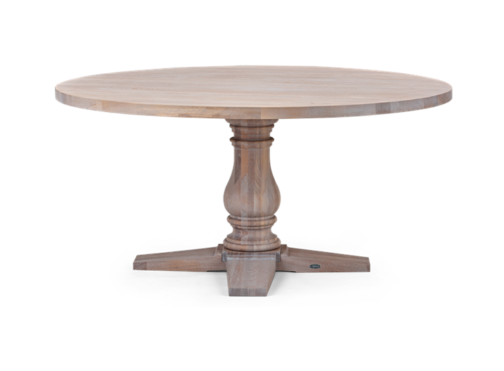 Balmoral 160 Round Table_Seasoned Oak_Front