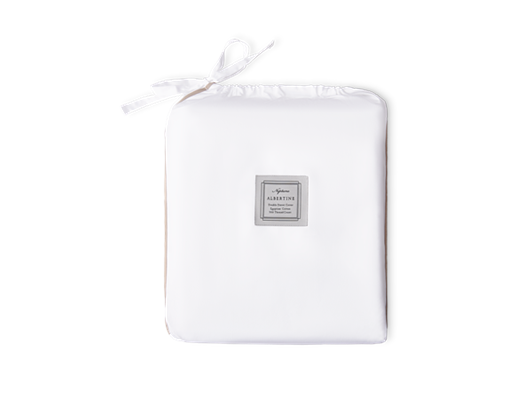 Albertine Duvet Cover Grey Oak Double_Front
