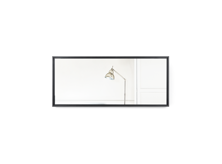 Carter 194 Retangular Mirror - Black Steel 2