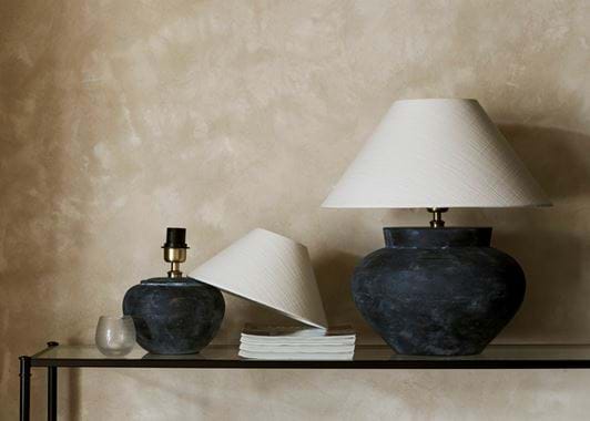 Herstal Lamp Base Small Neptune, Henry And Oliver Table Lamps