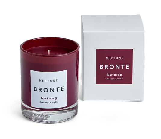 Bronte Nutmeg Scented Candle, Red box