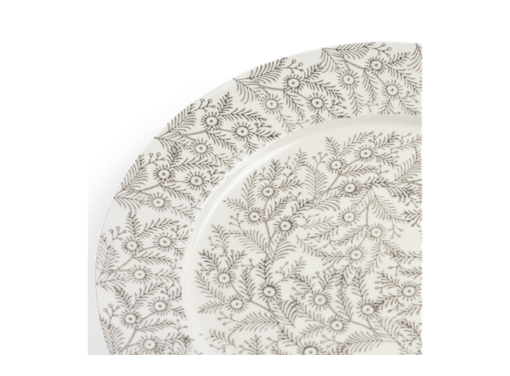 Olney Dinner Plate Set of 6 Walnut_Detail