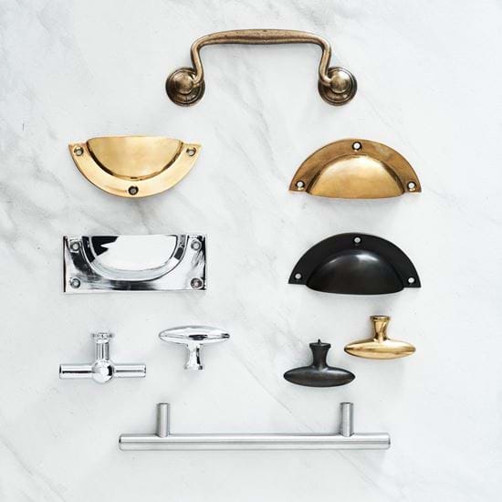Handles Hardware Neptune, Silver Kitchen Cabinet Handles And Hinges