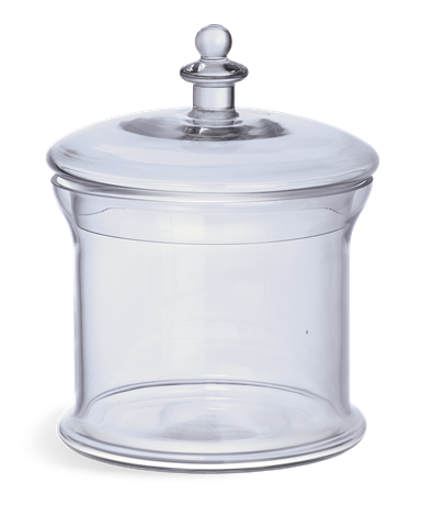 Belmont Glass Jar, Medium 1