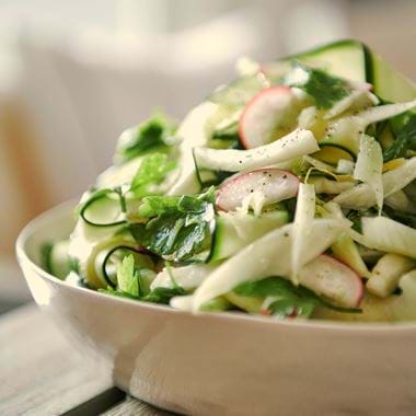 Courgette, fennel and radish salad Provenist_2