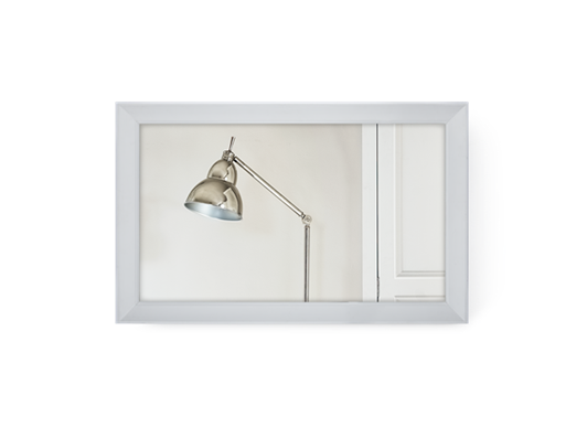 Lynton 43 TV Mirror_Snow_Front