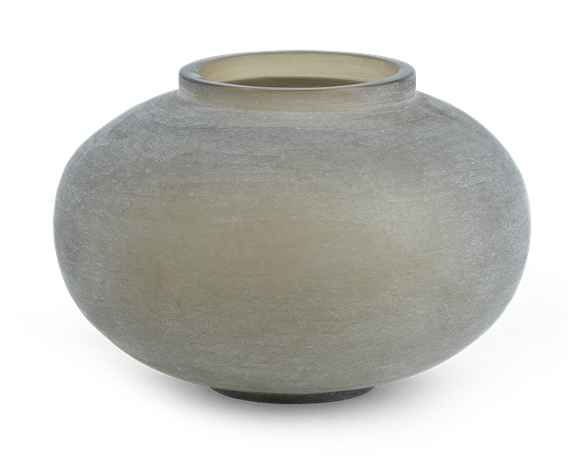 Alconbury Round Vase Small Grey_Front