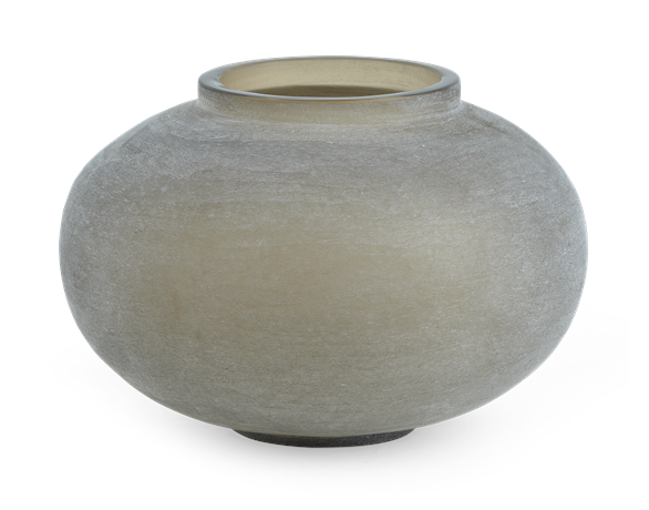 Alconbury Round Vase Small Grey_Front