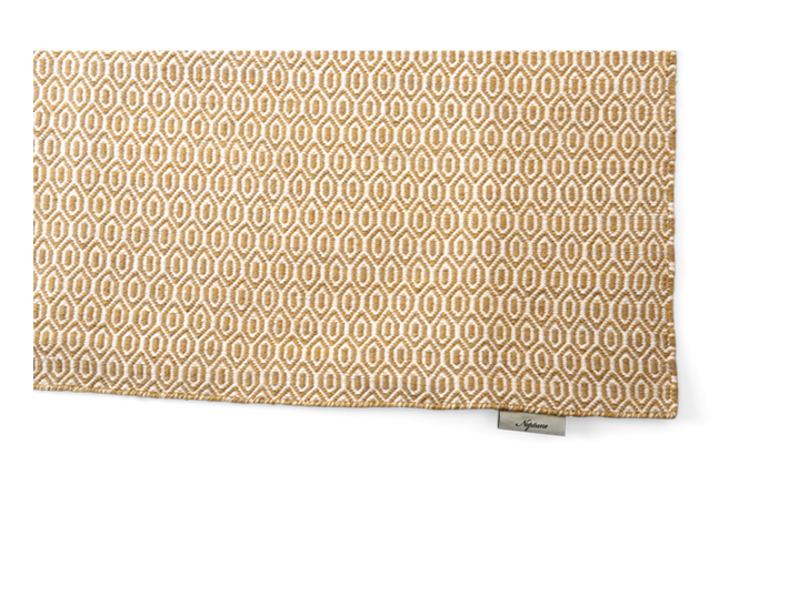Alderbury geometric rug 200x300_saffron_detail 4
