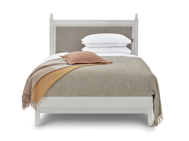 2333 Larsson Double Chloe Trellis Headboard Half Styled Front