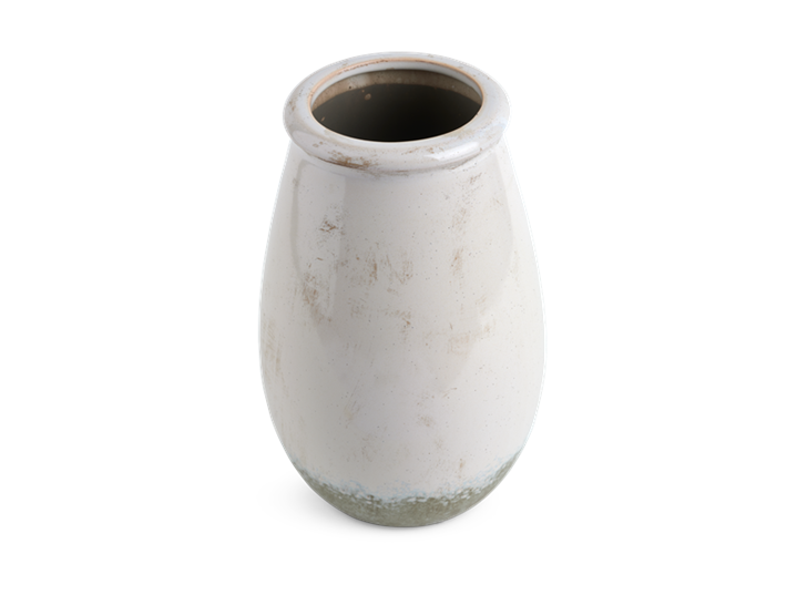 Whitton Small Vase Snow_Top