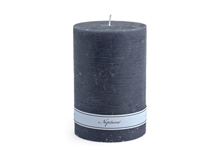 Blyton Charcoal 10x15 Pillar Candle