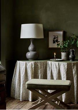 FRANCESCA_KIDNEY DRESSING TABLE FABRIC SKIRT