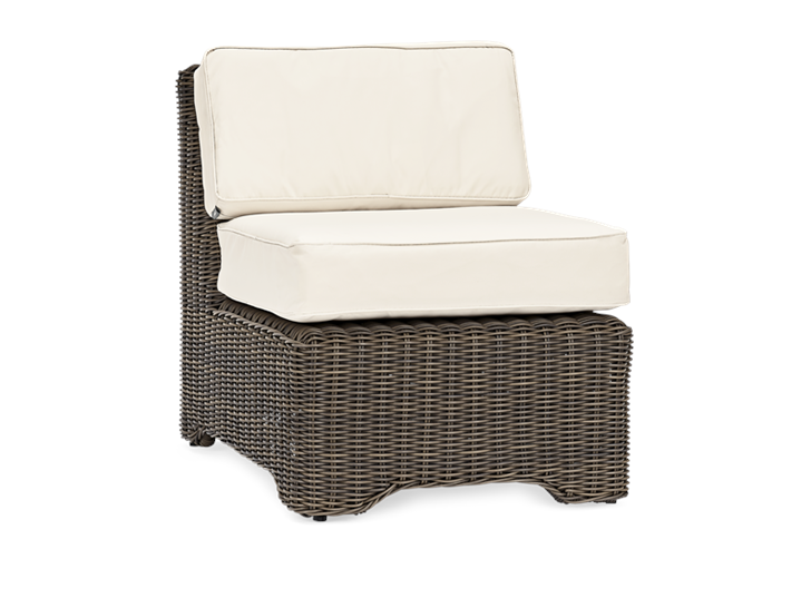 Tresco Mid Section Modular with Oatmeal Cushion_Garden Furniture