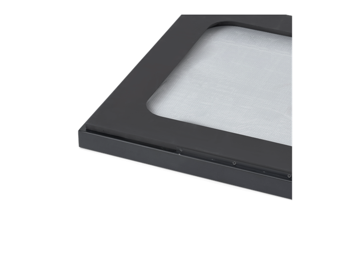 Carter 84 Rectangular Mirror - Black Steel 5