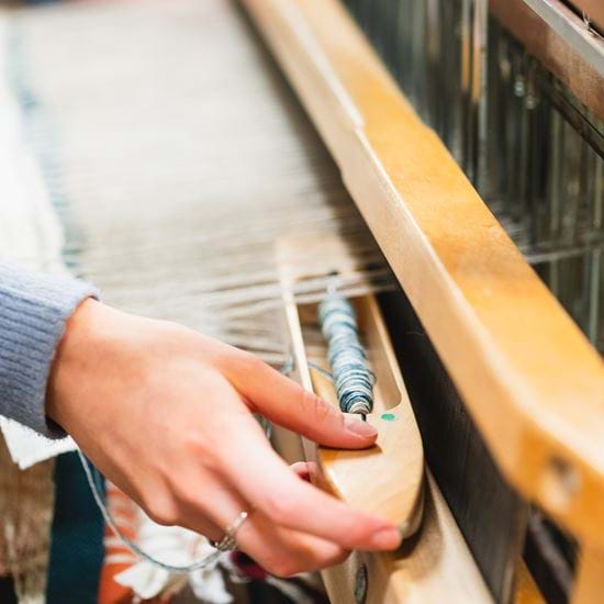 Our boucle cushions - Bristol Weaving Mill 2
