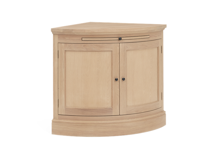 Henley Curved Oak Sideboard 3Q