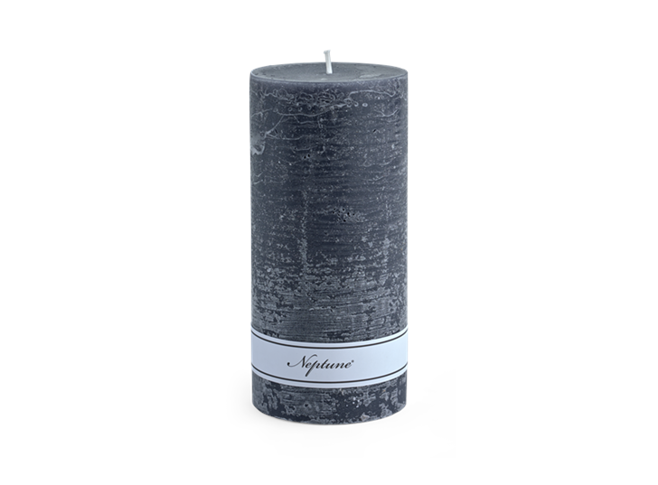 Blyton Charcoal 7x15 Pillar Candle