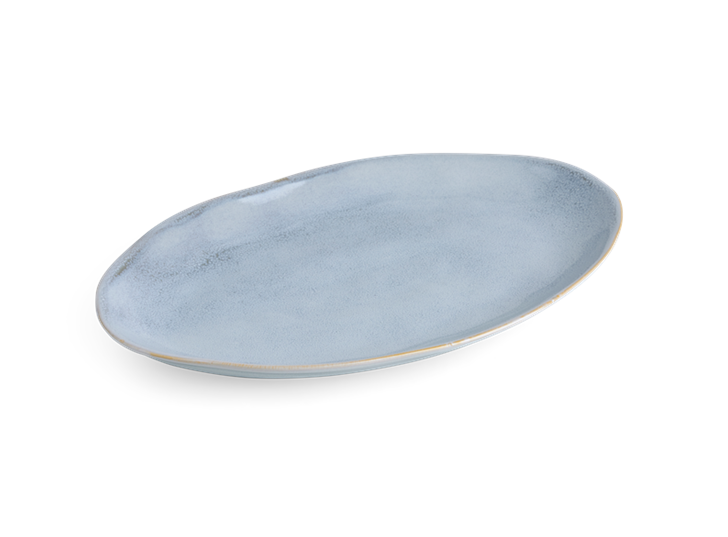 Bretby Oval Platter Medium_3Quarter