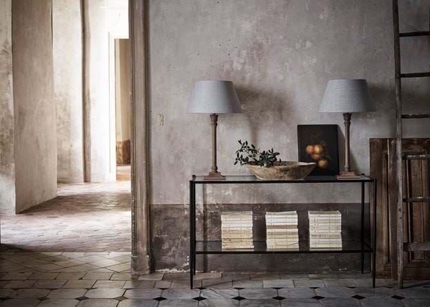 Symmetrical Console Table Styling Harry Cloud Lampshades