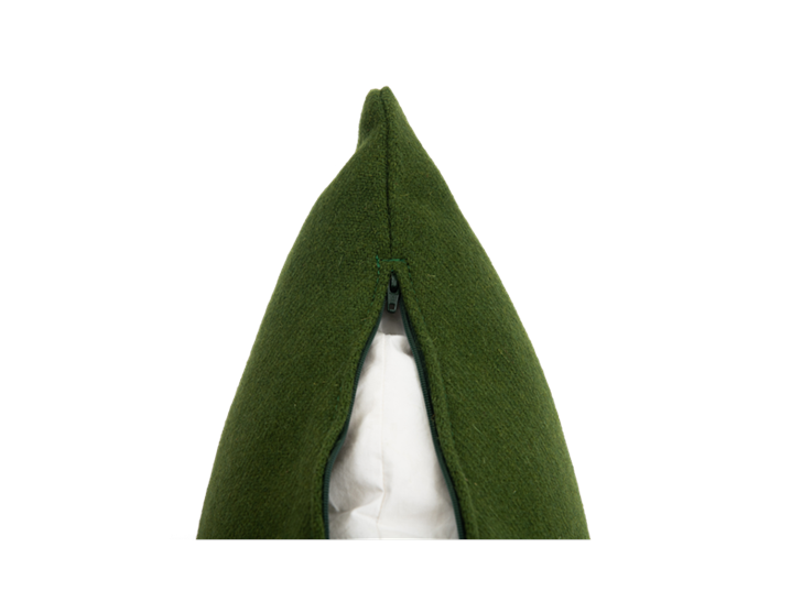 Grace, Harris tweed olive, zip copy